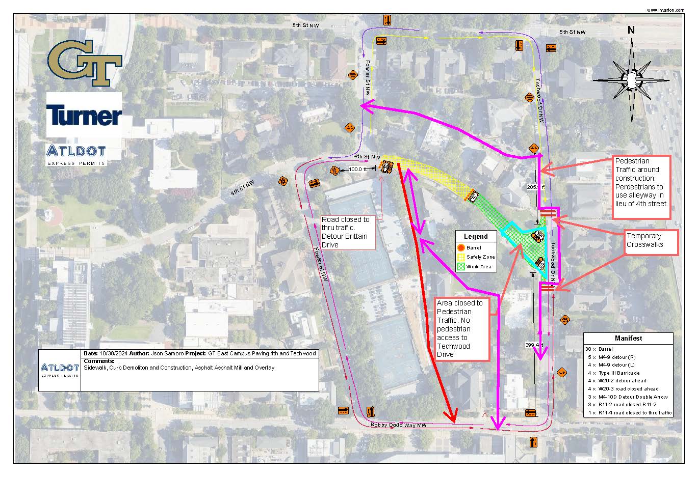 East Campus Streetscape Enters Final Phase with Impacts to